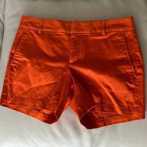 Orange Chino Shorts